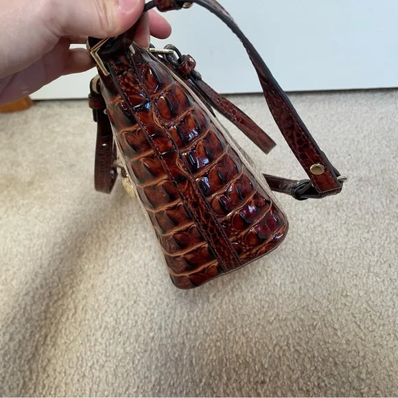 🌹🩸BRAHMIN SAND SANTANA MINI ASHER SATCHEL BAG🩸 - Picture 7 of 13